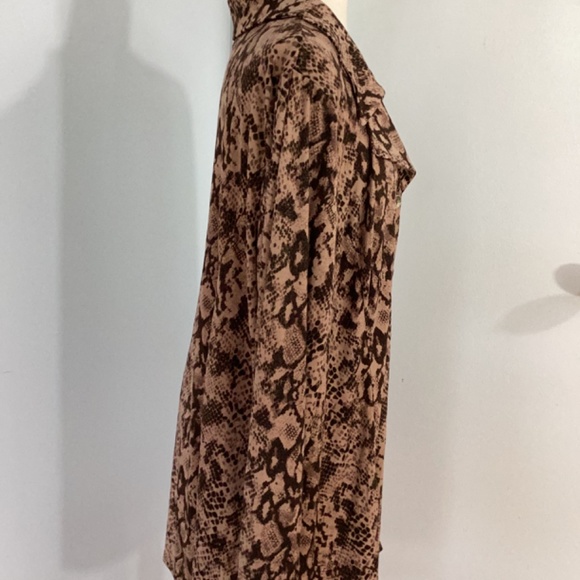 SIMONTON Says designed by George Simonton Plus 3X JACKET BROWN REPTILE LUREX - Picture 6 of 10